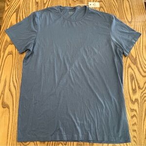 Marine Layer Faded Aegean Signature Crewneck‎ T-Shirt Supima Cotton NEW